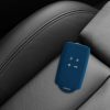Osłona kluczyka do samochodu Renault / Dacia - 4 przyciski - Keyless Go, kwmobile, silikon, niebieska, 48035.17