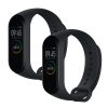 Zestaw 2 pasków do Huawei Mi Band 4, kwmobile, silikon, czarny, 49312.47