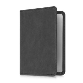   Okładka na dokumenty samochodowe, Kwmobile, Czarna, Skóra ekologiczna, 55452.01