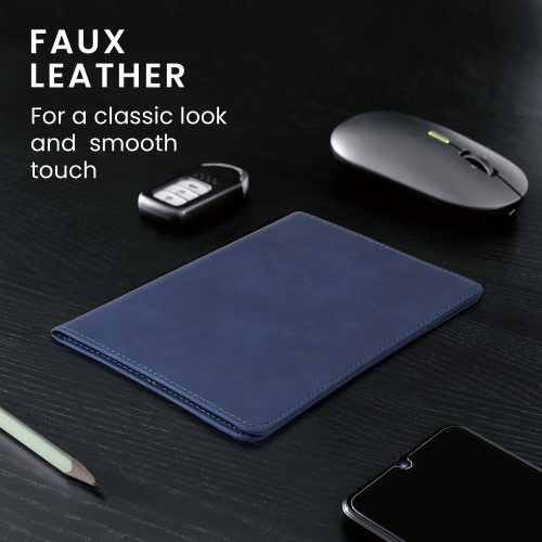 Okładka na dokumenty samochodowe, Kwmobile, niebieska, skóra ekologiczna, 55450.17