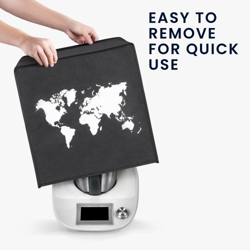 Osłona ochronna do Thermomixa TM6/TM5, Kwmobile, czarno-biała, plastik, 55449.01