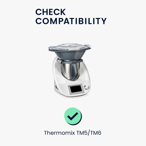 Osłona ochronna do Thermomixa TM6/TM5, Kwmobile, czarno-biała, plastik, 55449.01