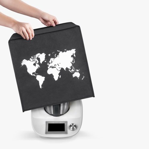 Osłona ochronna do Thermomixa TM6/TM5, Kwmobile, czarno-biała, plastik, 55449.01