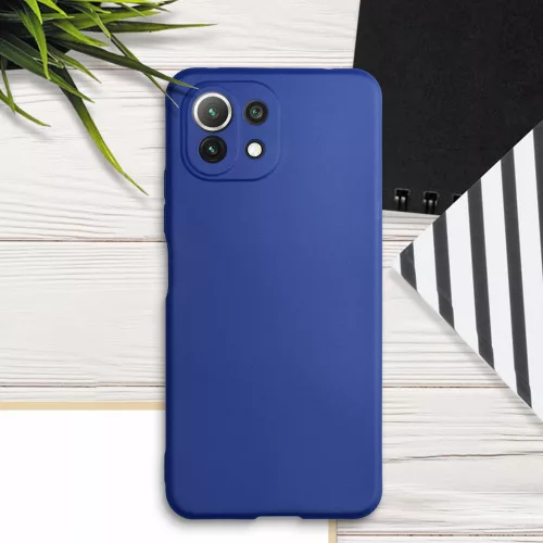 Etui do Xiaomi Mi 11 Lite 5G, Silikon, Niebieski, 54727.64