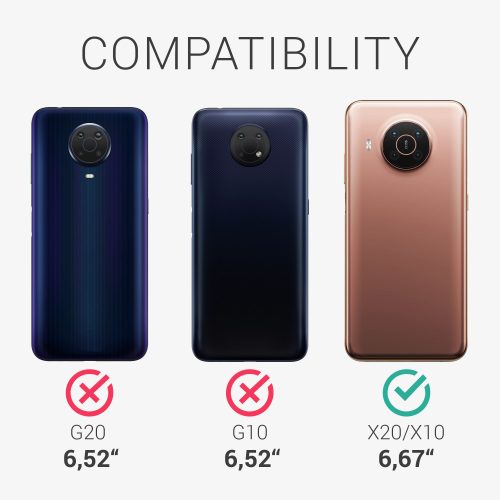 Etui do Nokii X10 / x20, Silikon, Przezroczysty, 55597.03