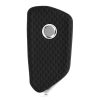 Osłona kluczyka do samochodu VW / Skoda / Seat - 3 przyciski, kwmobile, silikon, czarna, 55583.02