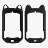 Etui ochronne do GPS Bryton Rider 420/Rider 320, Kwmobile, Czarny, Silikon, 55654.01
