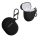 Etui na słuchawki Xiaomi Redmi Airdots 3 Pro/Buds 3 Pro, Kwmobile, Czarne, Silikon, 55662.01