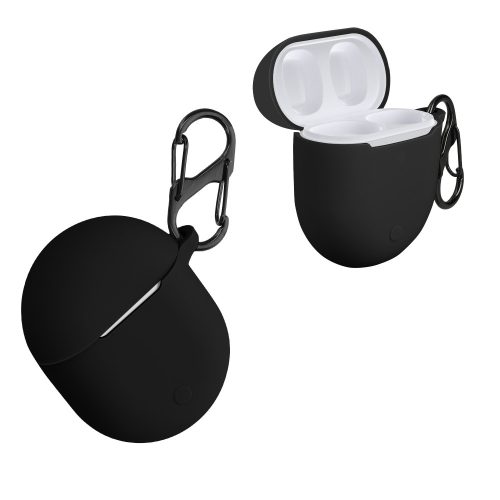 Etui na słuchawki Xiaomi Redmi Airdots 3 Pro/Buds 3 Pro, Kwmobile, Czarne, Silikon, 55662.01