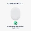 Etui na słuchawki Xiaomi Redmi Airdots 3 Pro/Buds 3 Pro, Kwmobile, Czarne, Silikon, 55662.01