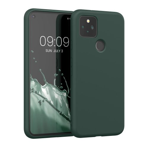 Etui do Google Pixel 5, Silikon, Zielone, 53778.169