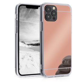   Etui do iPhone'a 12 / iPhone'a 12 Pro, Silikon, Różowe Złoto, 55688.41