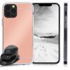 Etui do iPhone'a 12 / iPhone'a 12 Pro, Silikon, Różowe Złoto, 55688.41
