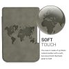 Pokrowiec na PocketBook Touch Lux 5 / Touch Lux 4 / Touch HD 3, Skóra ekologiczna, Szary, kwmobile, 50228.07
