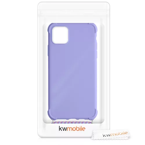 Etui do iPhone'a 11 Pro Max, Silikon, Fioletowy, 55764.108