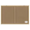 Tabla magnetica Navaris, design lemn, 60x40 cm, marker si 5 magneti, multicolor, lemn/MDF