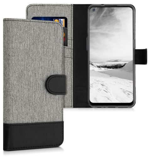 Etui do OnePlus Nord N100, tekstylne, szare, 55808.22