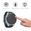 Zestaw 2 etui do zegarka Huawei Watch 3 Pro, kwmobile, szkło ochronne, czarny / przezroczysty, 55794.01