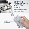 Etui na kluczyki do samochodu Renault / Dacia - 4 przyciski - Keyless Go, kwmobile, Skóra ekologiczna, Multicolor, 44637.47