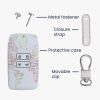 Etui na kluczyki do samochodu Renault / Dacia - 4 przyciski - Keyless Go, kwmobile, Skóra ekologiczna, Multicolor, 44637.47