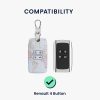Etui na kluczyki do samochodu Renault / Dacia - 4 przyciski - Keyless Go, kwmobile, Skóra ekologiczna, Multicolor, 44637.47