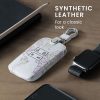 Etui na kluczyki do samochodu Renault / Dacia - 4 przyciski - Keyless Go, kwmobile, Skóra ekologiczna, Multicolor, 44637.47