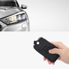 Osłona kluczyka do samochodu Renault / Dacia - 4 przyciski - Keyless Go, kwmobile, Skóra ekologiczna, Czarny / Biały, 44637.45