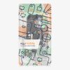 Etui na kluczyki do samochodu Renault / Dacia - 4 przyciski - Keyless Go, kwmobile, Skóra ekologiczna, Czarny / Biały, 44637.44