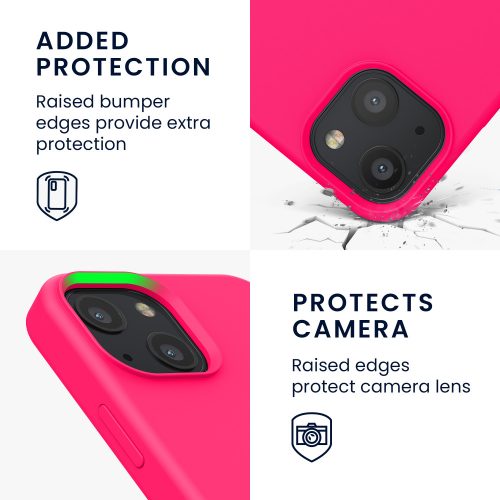 Etui do iPhone'a 13 Mini, Silikon, Różowy, 55877.77