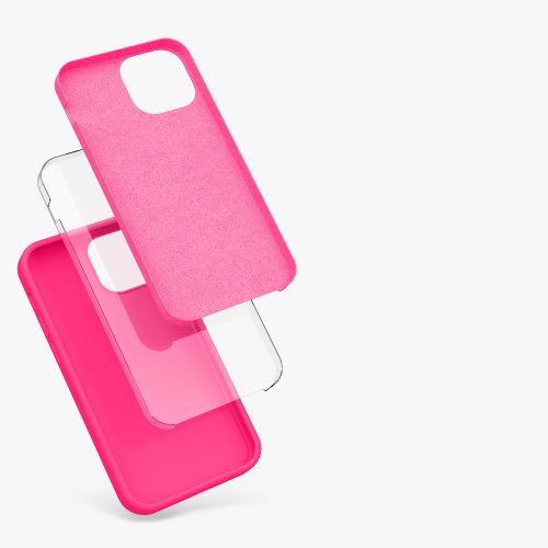 Etui do iPhone'a 13 Mini, Silikon, Różowy, 55877.77