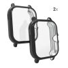 Zestaw 2 etui do Xiaomi Amazfit GTS 3 / Amazfit GTS 2 / Amazfit GTS 2e, kwmobile, Silikon, Czarny, 53906.08