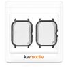 Zestaw 2 etui do Xiaomi Amazfit GTS 3 / Amazfit GTS 2 / Amazfit GTS 2e, kwmobile, Silikon, Czarny, 53906.08