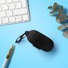 Etui na słuchawki JBL Live Free NC, Kwmobile, Czarne, Silikon, 55889.01