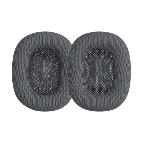 Zestaw 2 poduszek nausznych do słuchawek Apple AirPods Max, Kwmobile, Szary, Skóra ekologiczna, 55895.19