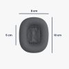 Zestaw 2 poduszek nausznych do słuchawek Apple AirPods Max, Kwmobile, Szary, Skóra ekologiczna, 55895.19