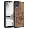 Etui do Samsunga Galaxy A12, Drewniane, Brązowe, 55092.02, kwmobile