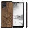 Etui do Samsunga Galaxy A12, Drewniane, Brązowe, 55092.02, kwmobile