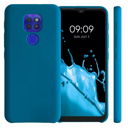 Etui na Motorola Moto G9 Play / Moto E7 Plus, Silikon, Zielone, 53403.224, kwmobile