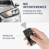 Etui na kluczyk samochodowy do Audi - 3 przyciski - Keyless Go, kwmobile, silikon, czarny / złoty, 56004.01