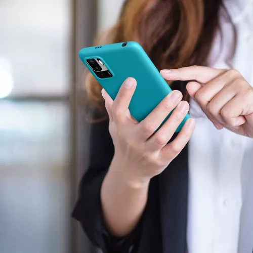 Etui do Xiaomi Redmi Note 10 5G, Silikon, Niebieski, 54947.223, kwmobile