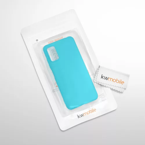 Etui do Xiaomi Redmi Note 10 5G, Silikon, Niebieski, 54947.223, kwmobile