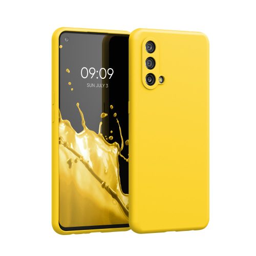 Etui do OnePlus Nord CE 5G, silikonowe, żółte, 56069.165, kwmobile