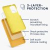 Etui do Samsung Galaxy A52 / Galaxy A52 5G / Galaxy A52s 5G, Silikon, Żółty, 54347.191, kwmobile