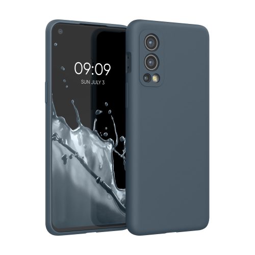 Etui do OnePlus Nord 2 5G, Silikon, Niebieski, 56070.202, kwmobile