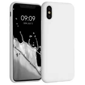   Etui do Apple iPhone X / iPhone XS, Silikon, Białe, 42492.02, kwmobile