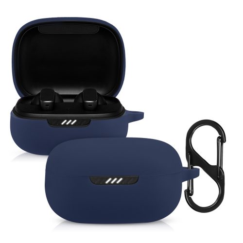 Etui na słuchawki JBL Live Pro Plus, Kwmobile, Niebieski, Silikon, 54206.17