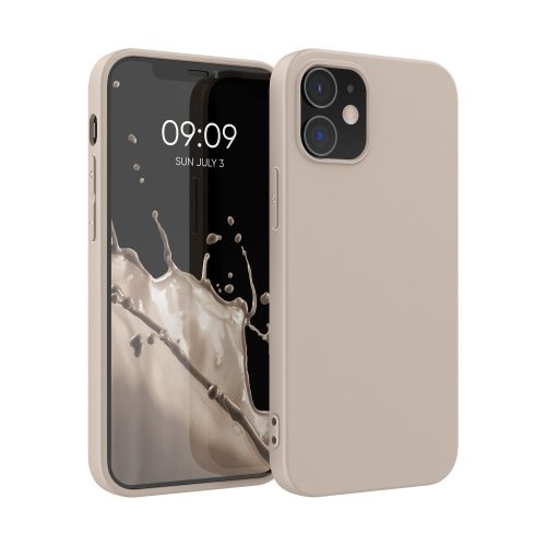 Etui do Apple iPhone 12 / iPhone 12 Pro, Silikon, Kremowy, 53938.96, kwmobile