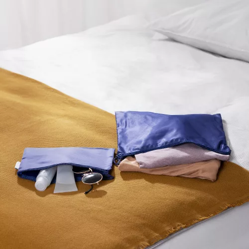 Zestaw 7 toreb podróżnych Navaris, poliester, niebieski, 50581.17.01