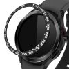 Ramka tarczy do zegarka Samsung Galaxy Watch 4 Classic (46mm), kwmobile, stal, czarna, 56179.01