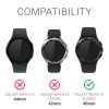 Ramka tarczy do zegarka Samsung Galaxy Watch 4 Classic (46mm), kwmobile, stal, czarna, 56179.01